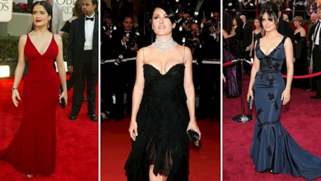 Salma Hayek’in 2000’lerden Unutulmaz Kırmızı Halı Tarzları