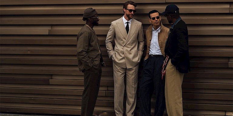 Floransa’da Pitti Uomo Sahnesi